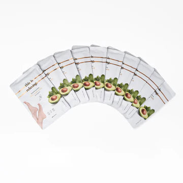 Foot Cream Mask "this is relaxing."